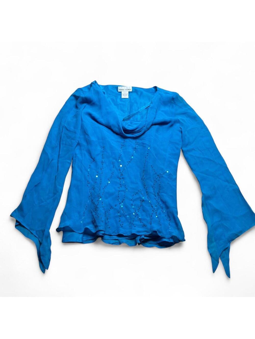 90s Michele michelle silk fairy long sleeve